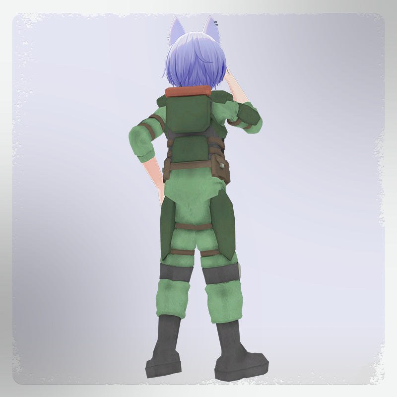 [20240701 - ] "Armored Union(IspVitamin)" Haoran-compatible 3D Outfit "Type MG Combat Armor" [for VRChat]