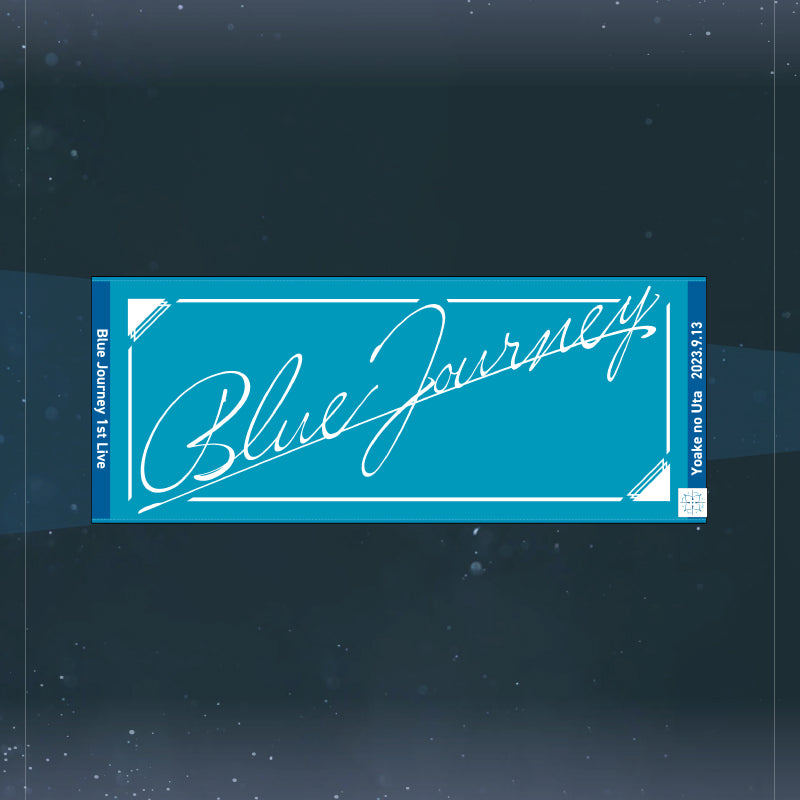 "Blue Journey 1st Live "Yoake no Uta" Concert Merchandise  (2nd)" Jacquard Face Towel