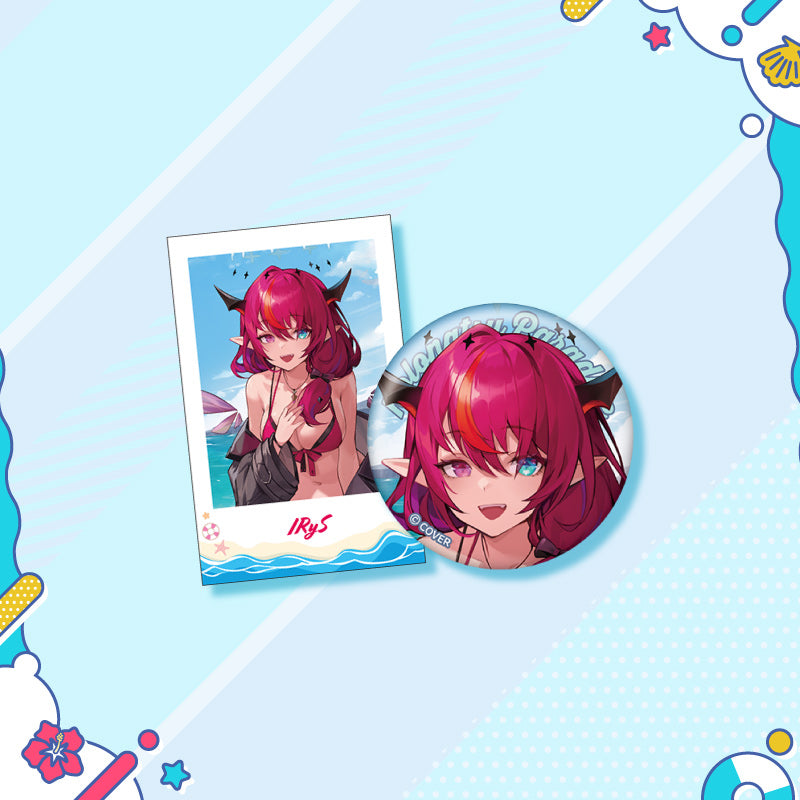 [20250726 - 20250901] "holonatsu Paradise Merch vol.2" Button Badge &Cheki-Style Card Set - hololive English