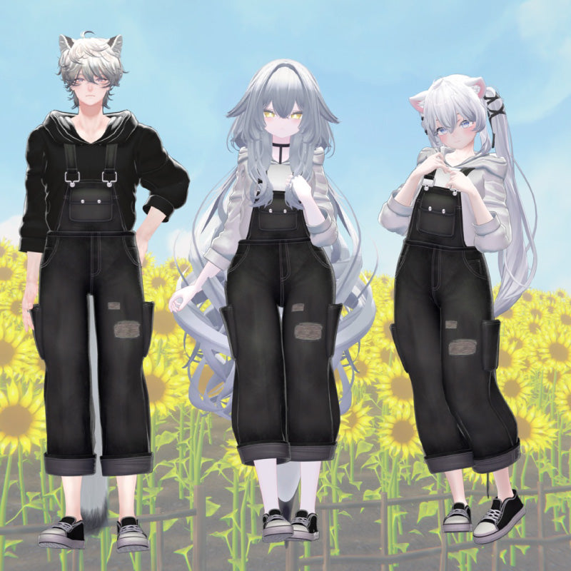 [20251127 - ] "Shop YahoYaho" Hoodie Overall 【17 avatars】 (For VRChat)