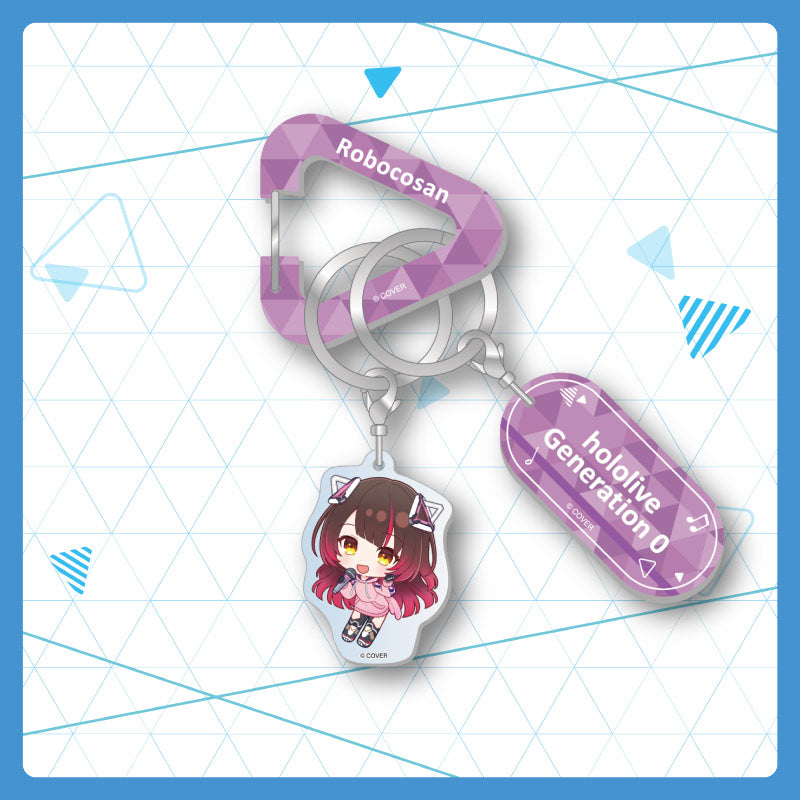 [20240903 - ] "holomini Vocal Series hololive Generation 0" Carabiner Keychain