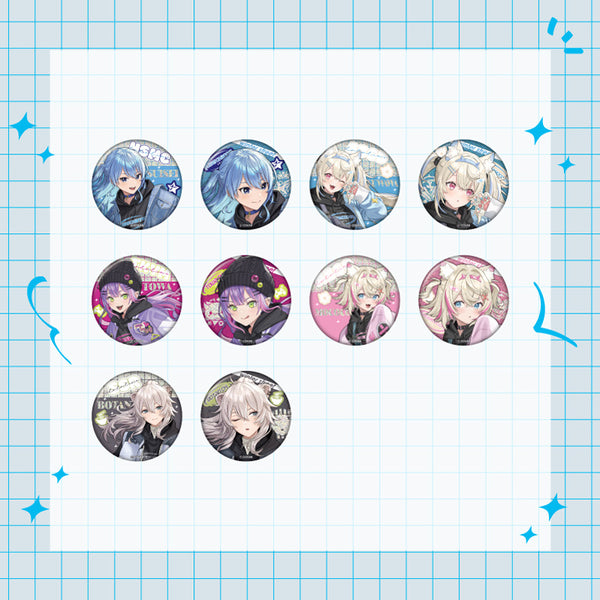 [20241216 - ] "hololive Seasonal Days Winter Street" Random Holographic Button Badge