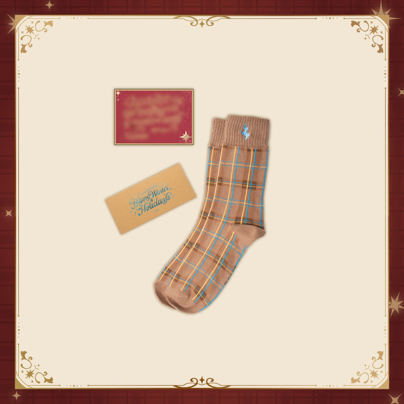 [20251129 - ] "hololive English [Happy Winter Holidays]" Socks and Message Card Set