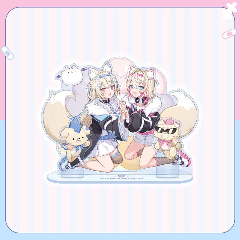 [20250502 - 20250602] "FUWAMOCO 1 Million Subscribers Celebration" FUWAMOCO Dreams Come True♡ Acrylic Diorama Stand