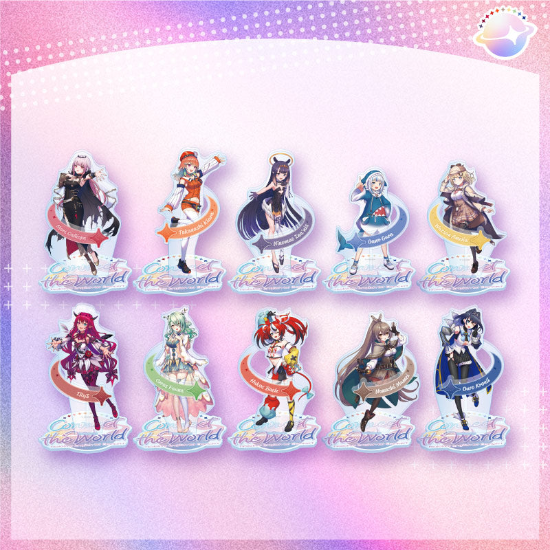 "[Resale] "hololive English 1st Concert -Connect the World-" Concert Merchandise" Acrylic Stand