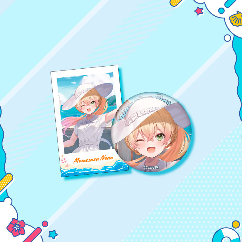 [20250726 - 20250901] "holonatsu Paradise Merch vol.2" Button Badge &Cheki-Style Card Set - Gen 5 & Secet Society holoX