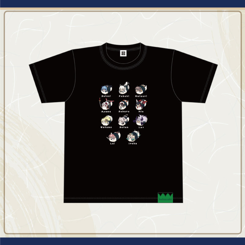[20231221 - ] "holo no graffiti holoSushi Merchandise Series vol.2" T-Shirt