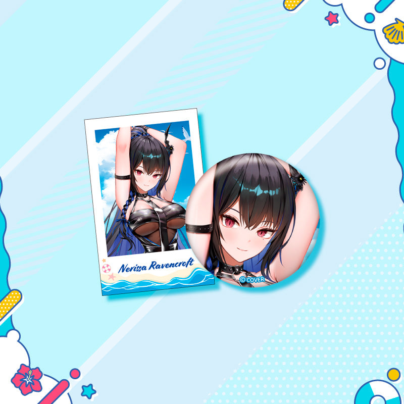 [20250726 - 20250901] "holonatsu Paradise Merch vol.2" Button Badge &Cheki-Style Card Set - hololive English