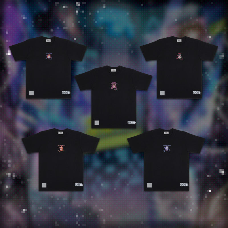 [20240912 - ] "hololive Connect hololive pixel art Generation 0" Black ver. T-Shirt