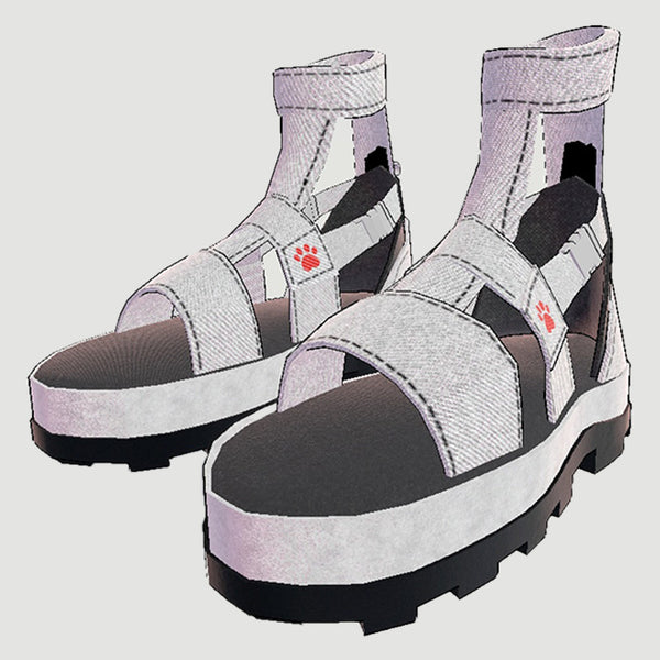 [20251125 - ] "Meow Workshop"【Supports 15 avatars】Paw Pad Sandals (For VRChat)