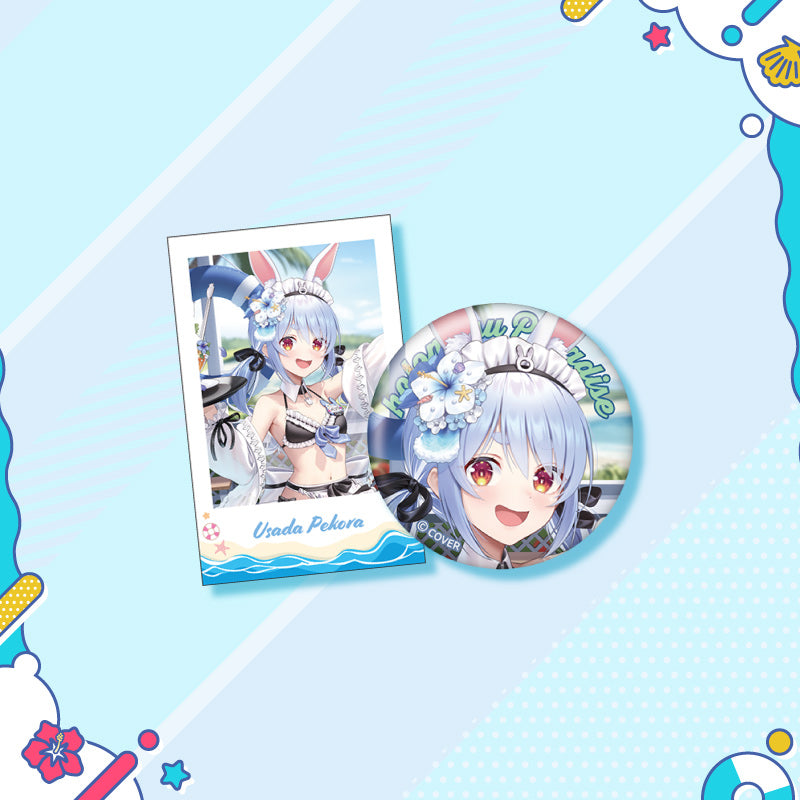 [20250726 - 20250901] "holonatsu Paradise Merch vol.2" Button Badge &Cheki-Style Card Set - GAMERS & Gen 3 & Gen 4