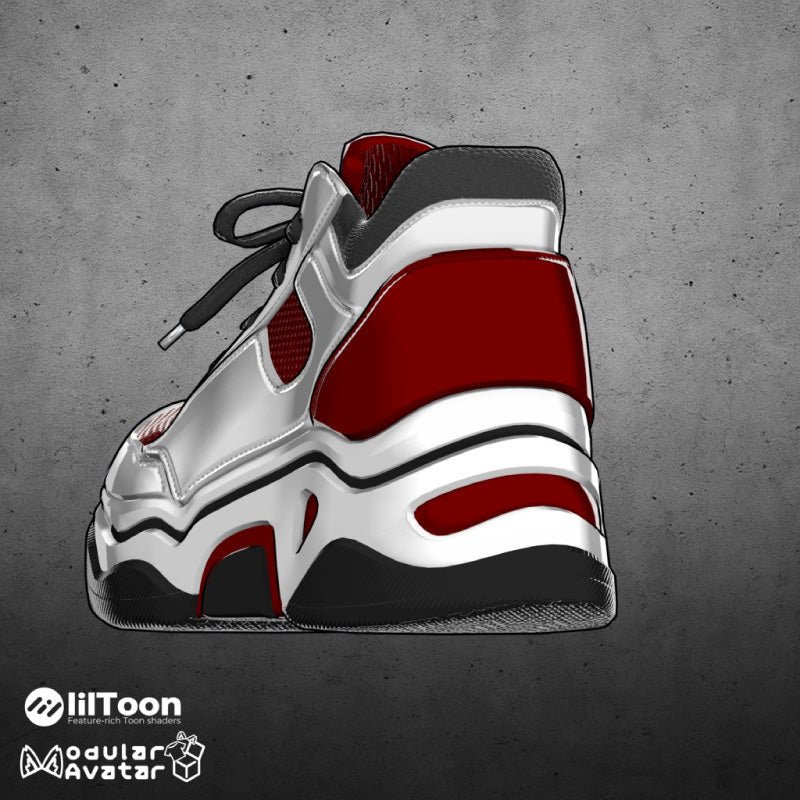 [20251127 - ] "Shop YahoYaho" Layered Sole Sneaker (For VRChat)