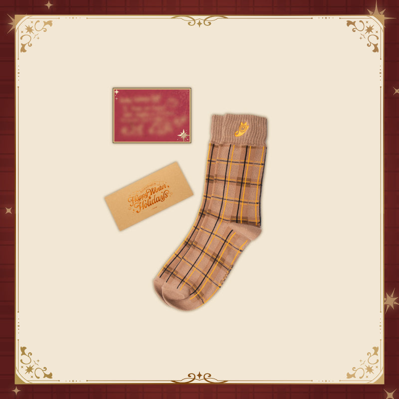 [20251129 - ] "hololive English [Happy Winter Holidays]" Socks and Message Card Set