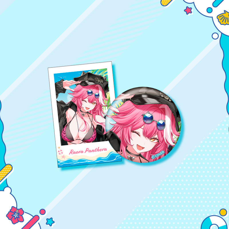 [20250726 - 20250901] "holonatsu Paradise Merch vol.2" Button Badge &Cheki-Style Card Set - hololive English