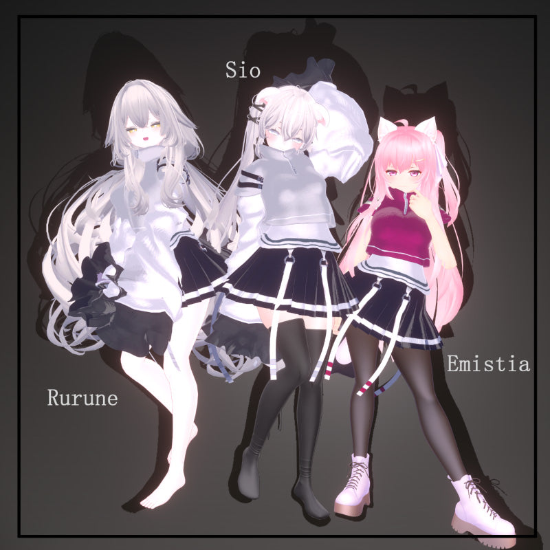 [20251030 - ] "t-shop" 【VRChat】Phantom 系列第2弹 战斗用小丑服装 PhantomGrace【目前支持6个avatar】