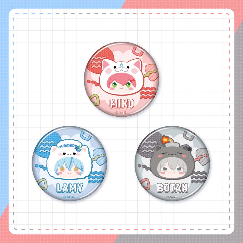 [20250421 - 20250526] "Lovely Okaburi Mascot Series vol.3" Button Badge Mascot ver.