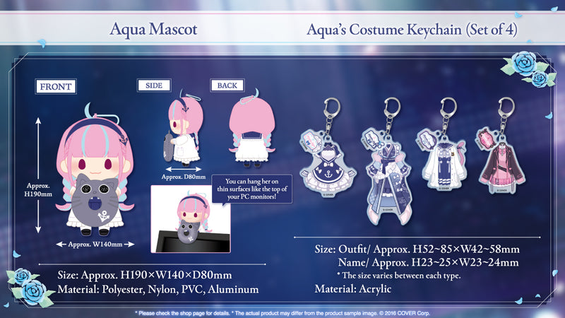 [20240808 - 20240909] "Minato Aqua 6th Anniversary Celebration" Merch Complete Set