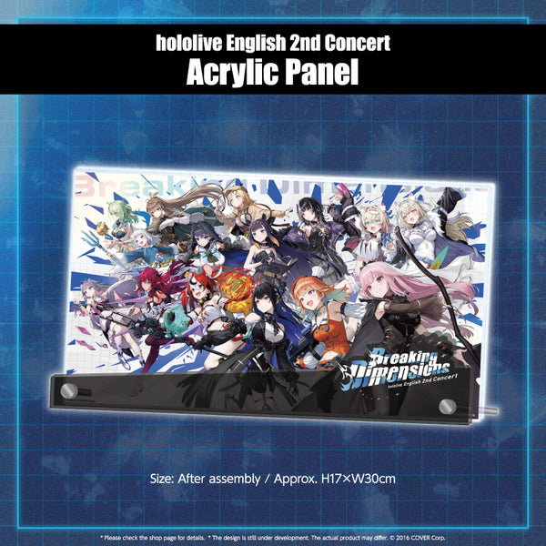 "[hololive English 2nd Concert -Breaking Dimensions-] Concert Merchandise" Acrylic Panel