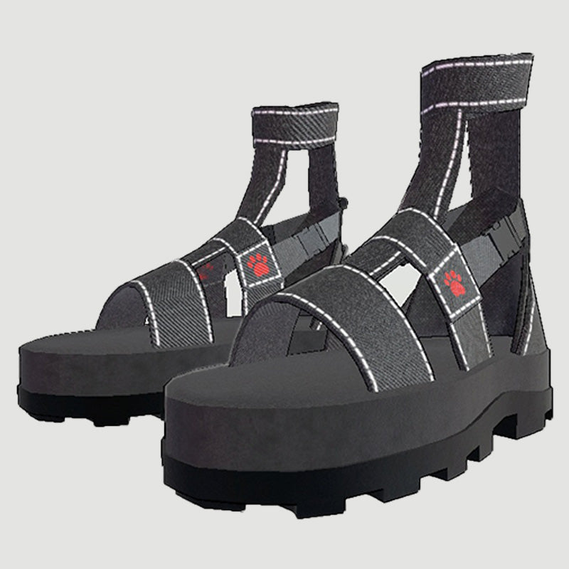 [20251125 - ] "Meow Workshop"【兼容 15 个 avatar】肉球凉鞋 (VRChat适用)