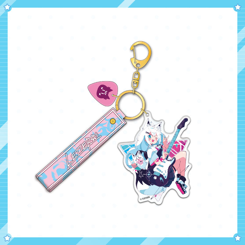 [20240306 - 20240408] "Shirakami Fubuki "LETTER☆彡" Merchandise" "LETTER☆彡" Keychain