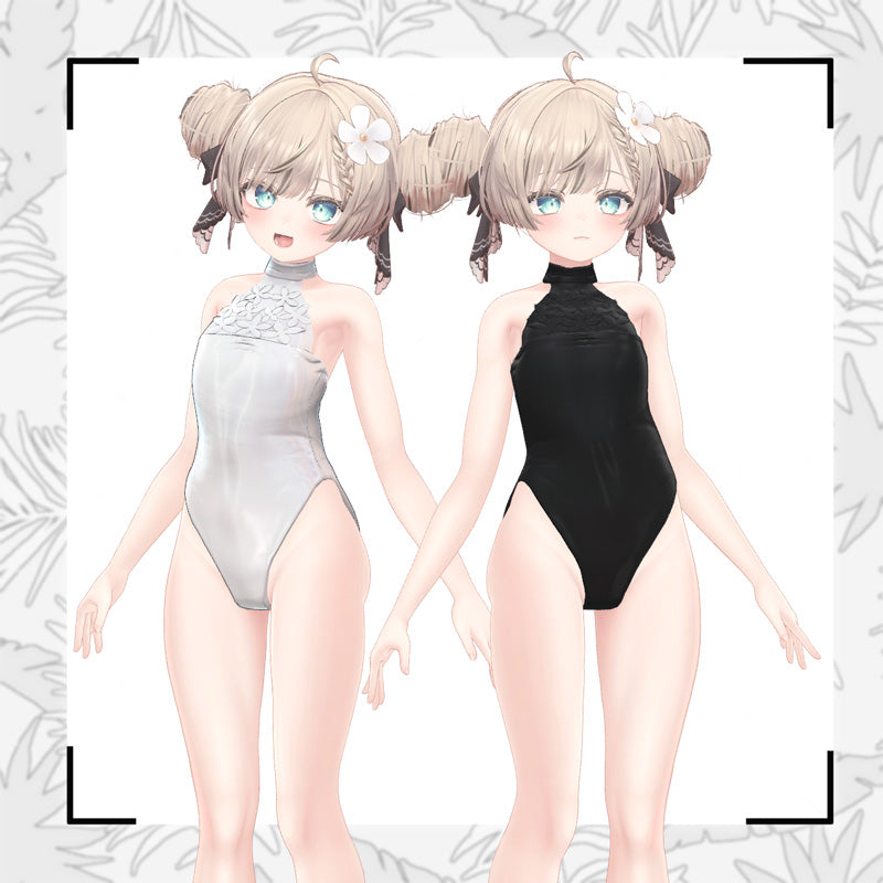 [20241129 - ] "monoTone" 3D Avatar Outfit 5 Avatars Compatibility "One-piece & Swimwear" [Compatible with Shinra/Manuka/Selestia/Sio/Kikyo] (for VRChat)