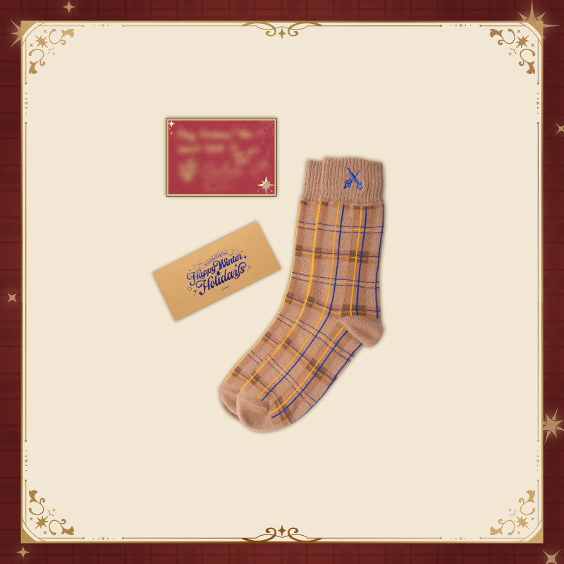 [20251129 - ] "hololive English [Happy Winter Holidays]" Socks and Message Card Set