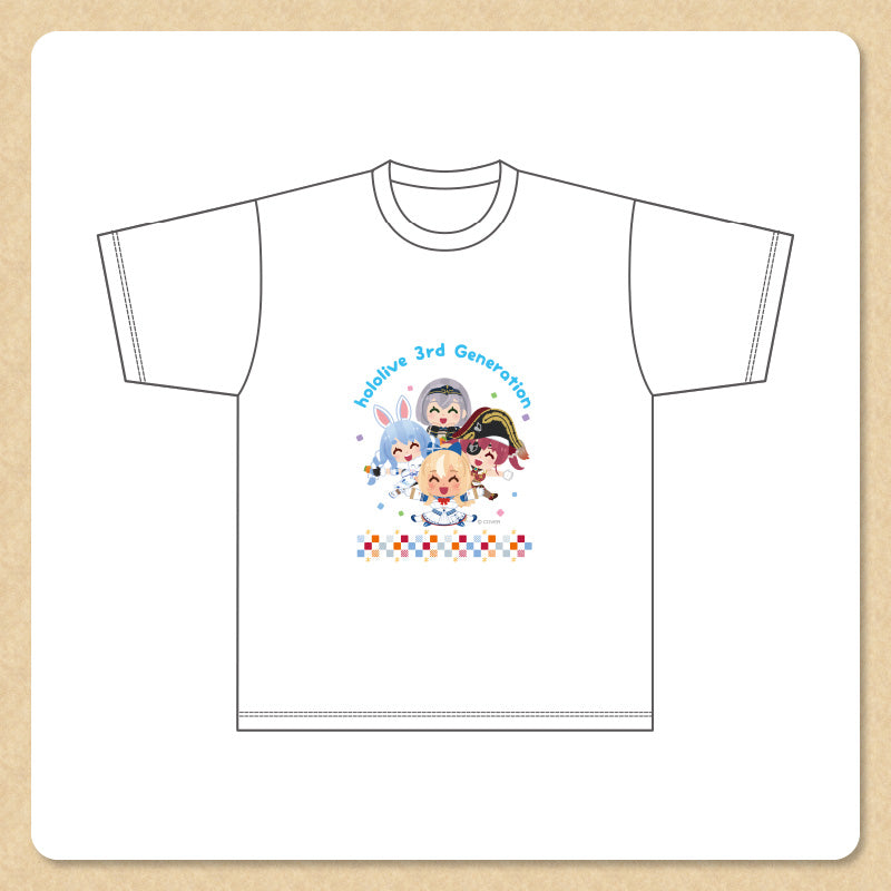 [20240207 - ] "hololive 3rd Generation x Irasutoya" T-Shirt