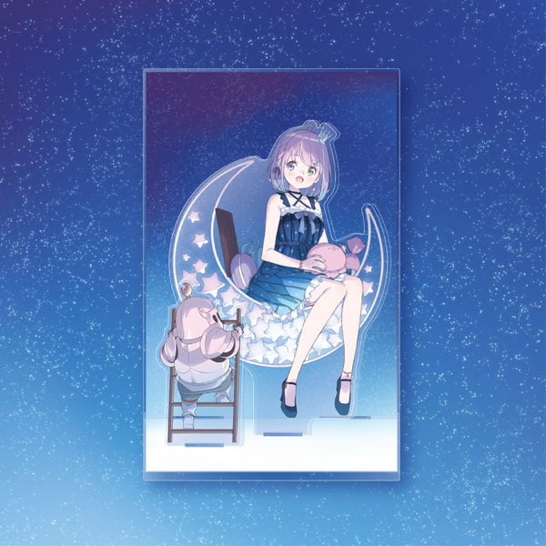 [20240329 - 20240430] "Himemori Luna 4th Anniversary Celebration" Moon Galaxy Acrylic Diorama Stand