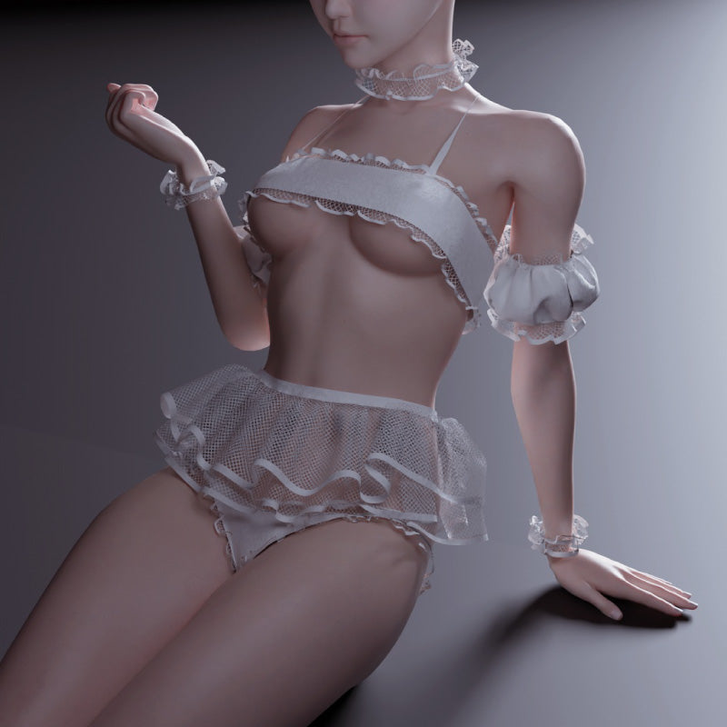 [20250623- ] "Gloria's Boutique" 可爱性感的蕾丝边比基尼风睡衣