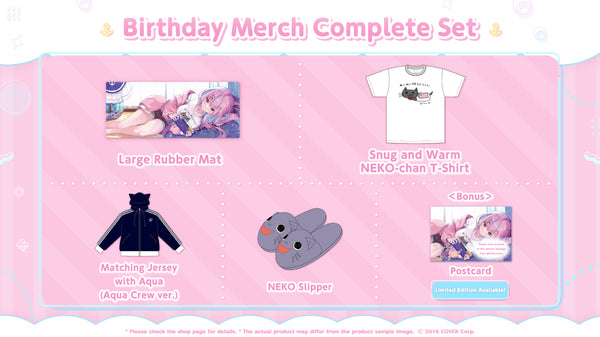 [20231201 - 20240104] [Made to order/Duplicate Bonus] "Minato Aqua Birthday Celebration 2023" Merch Complete Set