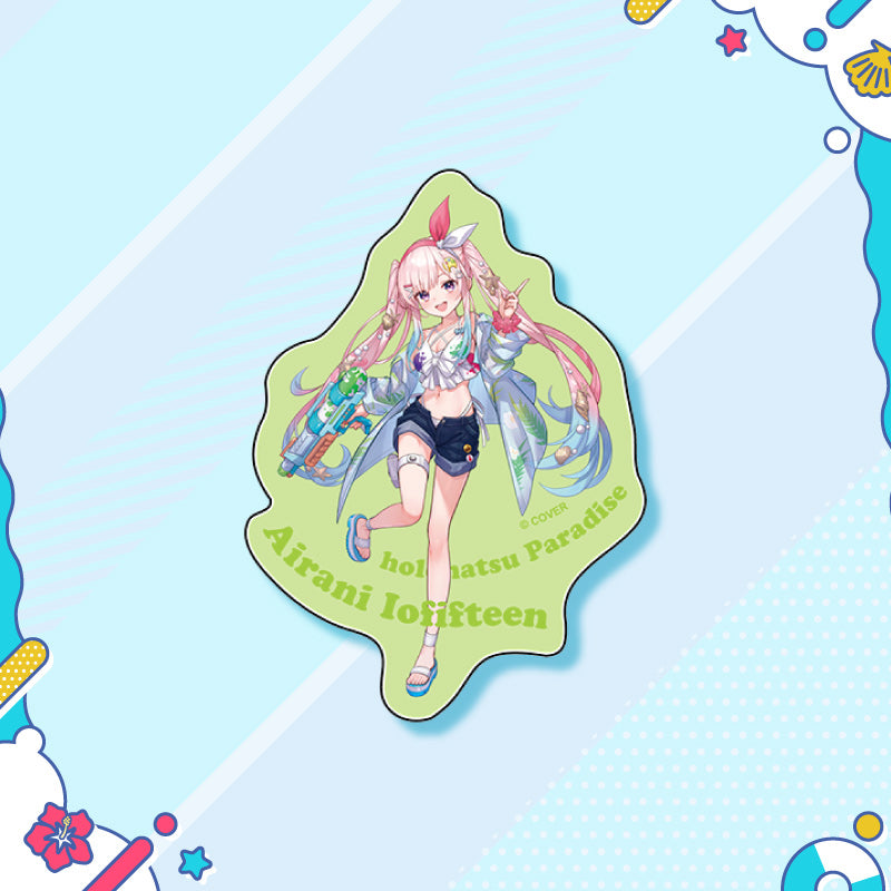 [20250726 - 20250901] "holonatsu Paradise Merch vol.2" Clear Sticker - hololive Indonesia