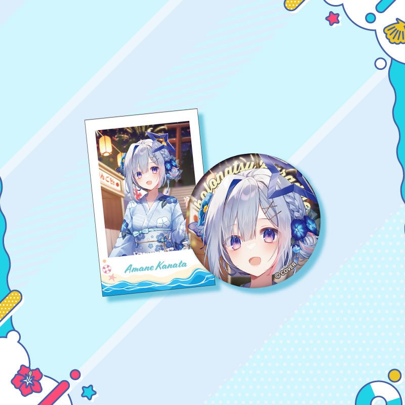 [20250726 - 20250901] "holonatsu Paradise Merch vol.2" Button Badge &Cheki-Style Card Set - GAMERS & Gen 3 & Gen 4