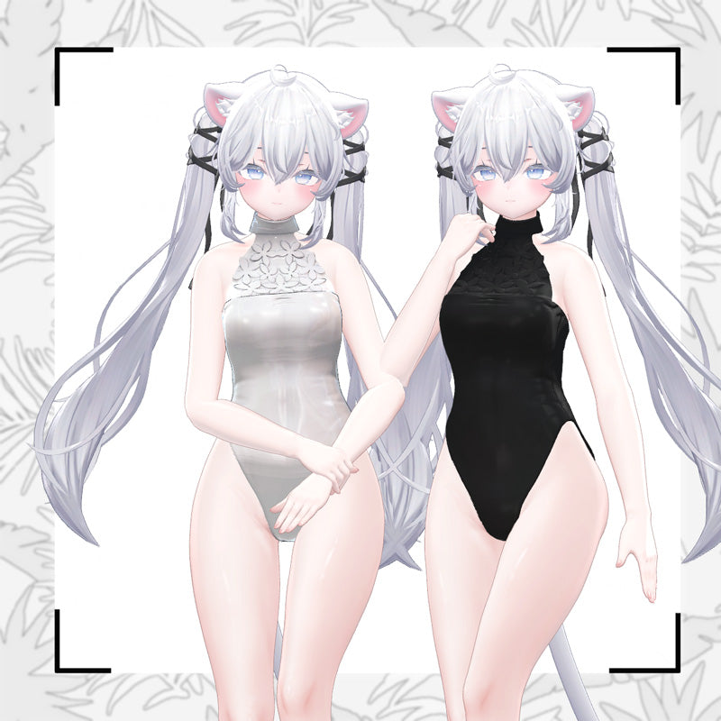 [20241129 - ] "monoTone" 3D Avatar Outfit 5 Avatars Compatibility "One-piece & Swimwear" [Compatible with Shinra/Manuka/Selestia/Sio/Kikyo] (for VRChat)