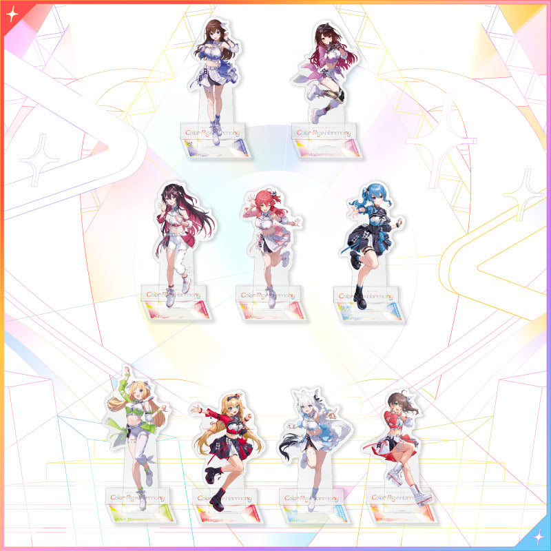 "hololive 6th fes. Color Rise Harmony" Acrylic Stand Gen 0 & Gen 1