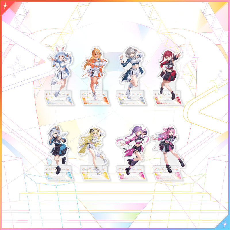 "hololive 6th fes. Color Rise Harmony" Acrylic Stand Gen 3 & Gen 4