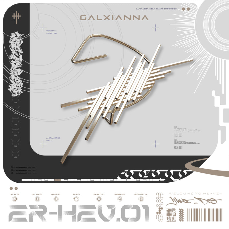 [20240130 - ] "GALXIANNA" 3D Avatar用配件 全耳式耳环 "ER-HEV.01"