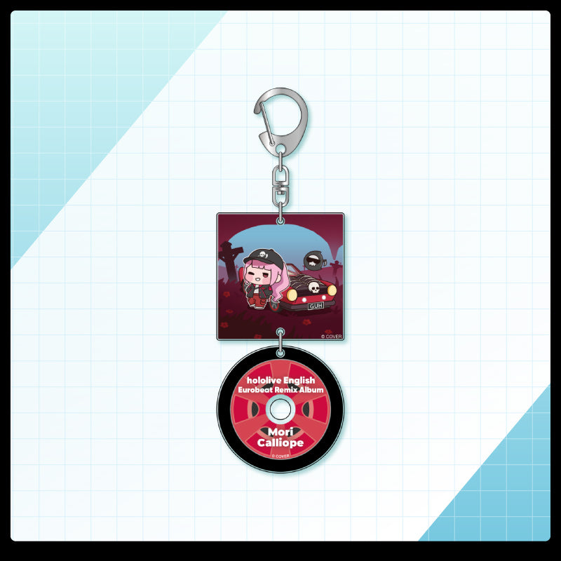 [20241025 - 20241125] "hololive English Eurobeat Remix Album Merchandise" Eurobeat Acrylic Keychain -Myth- & -Promise-