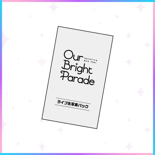 "hololive 4th fes. Our Bright Parade" Concert Photo Pack (5 photos per pack / random)