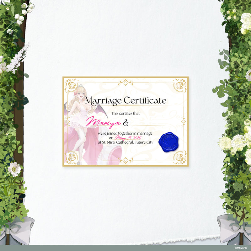 [20250513 - 20250612] "Eternal Vows 周边" 结婚证书