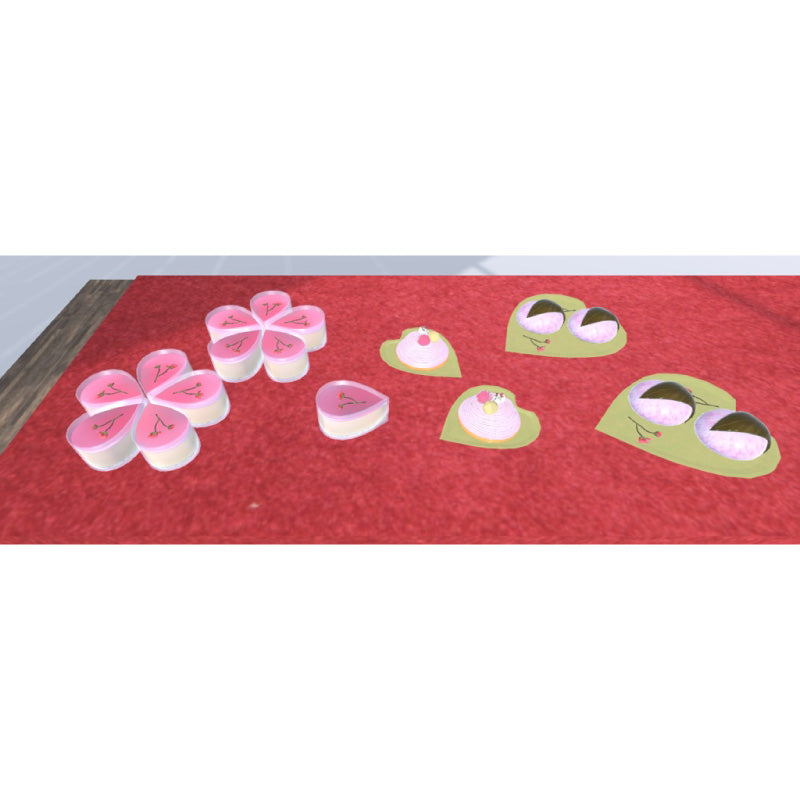 [20250425 - ] "IKA 3DCG art studio" Cherry Blossom Tea House Set (13 items)