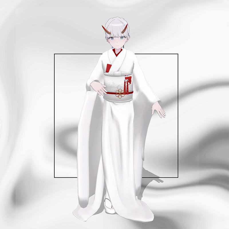 [20240524 - ] "monoTone" 3D Avatar Outfit "Shiromuku" Compatible with Shinra/Lapwing/Yollchang/Minase (For VRChat)