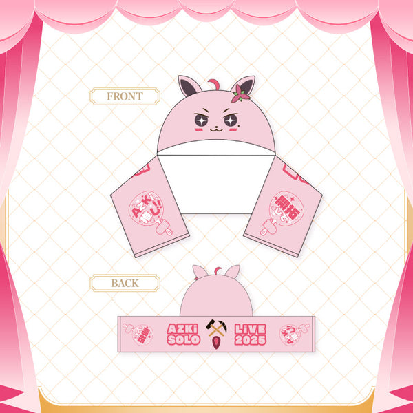 [Secondary order] AZKi SOLO LiVE 2025 "Departure" Concert Merch - Pioneers Hooded Towel