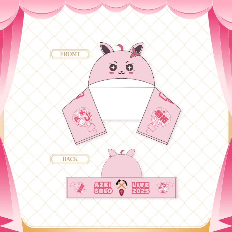 【Advanced shipping】AZKi SOLO LiVE 2025 "Departure" Concert Merch - Pioneers Hooded Towel