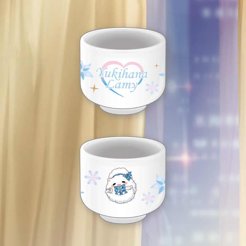 [20240224 - 20240325] "Yukihana Lamy [Tipsy With Lamy ♡] Sake Merchandise" [Drink With Lamy] Sake Cup (Set of 2)