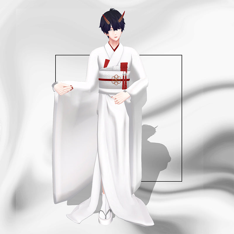 [20240524 - ] "monoTone" 3D Avatar服装 "白无垢" 支持以下avatar: Shinra/Lapwing/Yollchang/Minase（适用于VRChat）