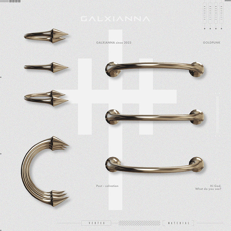 [20240314 - ] "GALXIANNA" 3D Avatar用配件 脸环 "FA-WID.01"