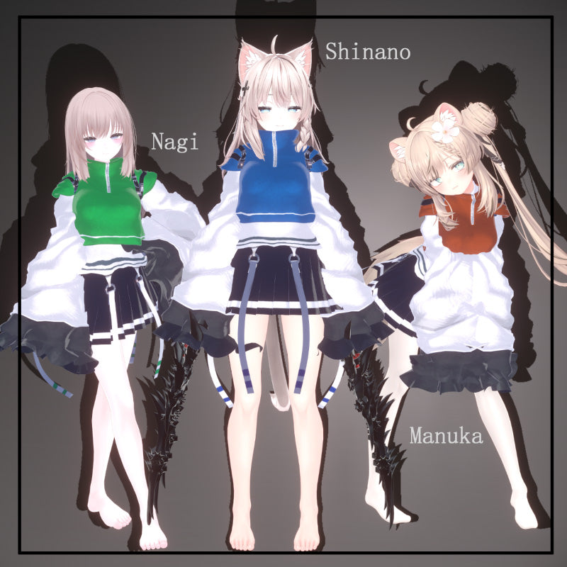 [20251030 - ] "t-shop" 【VRChat】Phantom 系列第2弹 战斗用小丑服装 PhantomGrace【目前支持6个avatar】