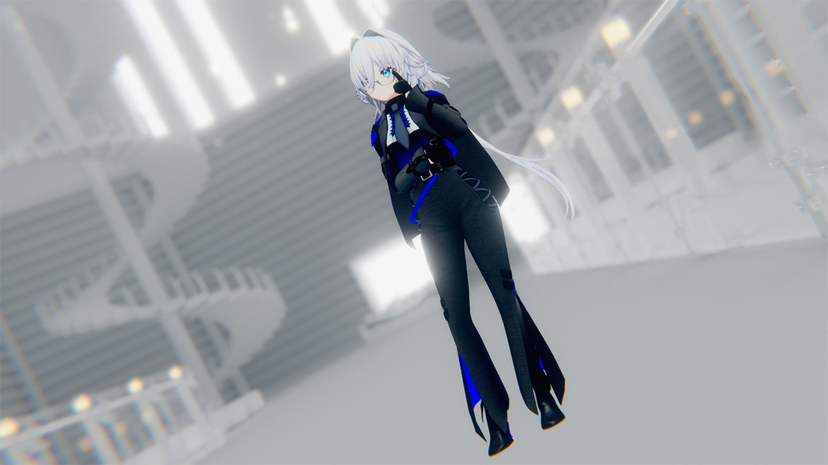 Cyberpunk Blaven Novel Tailcoat for Chise (VRChat) | Geek Jack VR