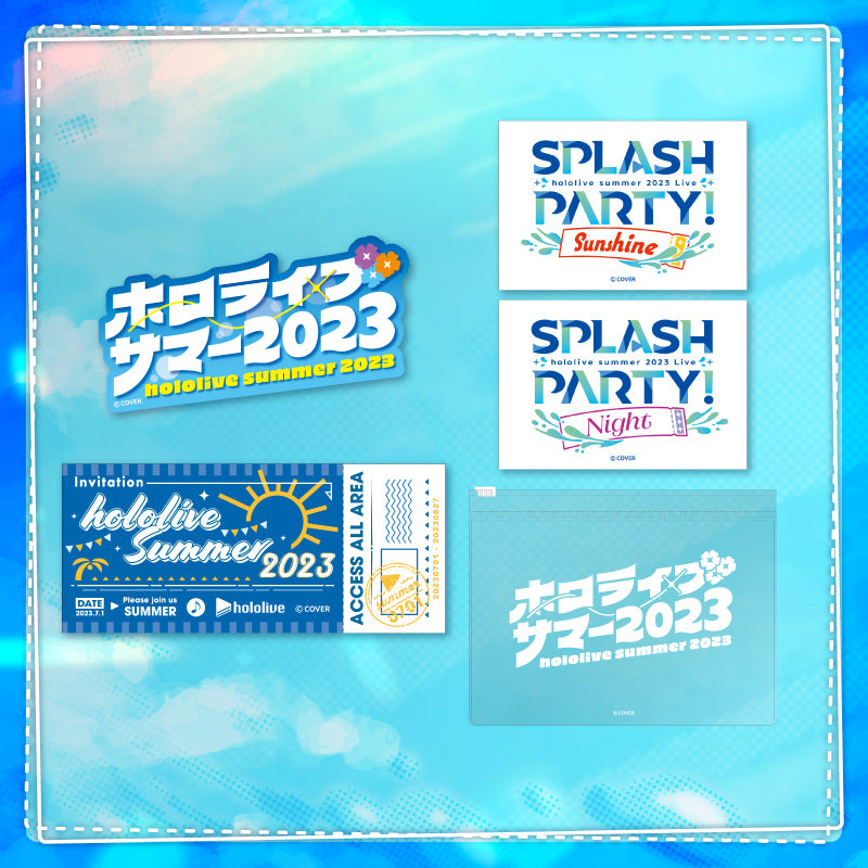 [20230701 - ] "hololive Summer 2023 Merchandise Vol.1" Logo Sticker Set