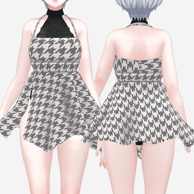 [20241129 - ] "monoTone" 3D Avatar Outfit 5 Avatars Compatibility "One-piece & Swimwear" [Compatible with Shinra/Manuka/Selestia/Sio/Kikyo] (for VRChat)